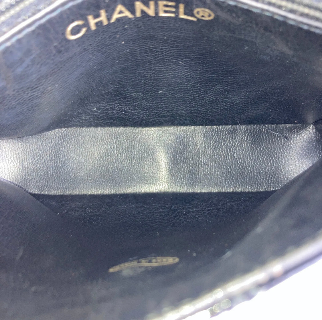 Chanel waist bag vernice