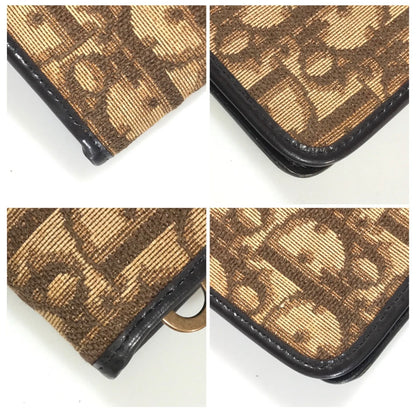 Dior portafoglio Bi Fold Trotter Brown