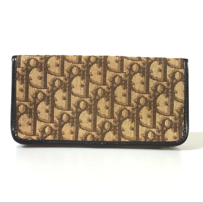 Dior portafoglio Bi Fold Trotter Brown